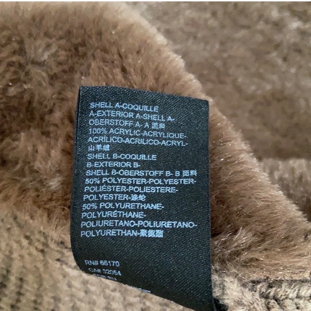 Anthropologie Faux Fur Piper Sweater Coat - Taupe - Picture 10 of 10